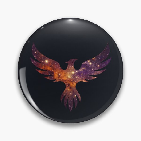 Item preview, Minimalist Celestial Phoenix Rising Galaxy Nebula Art designed and sold by pattman.