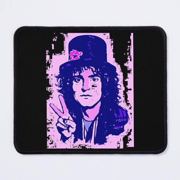 Item preview, Marc Bolan Purple Pink Top Hat Portrait Design designed and sold by StephenJeffery.