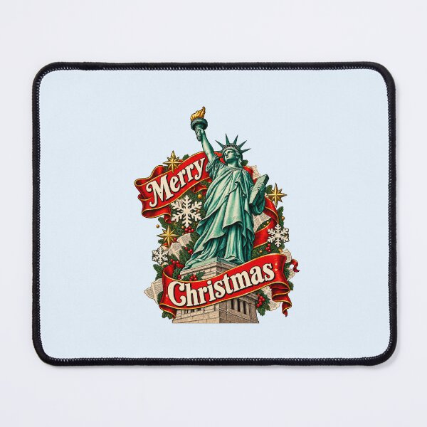 Item preview, Statue illuminating Christmas among red ribbons and stars designed and sold by TaruHonu.