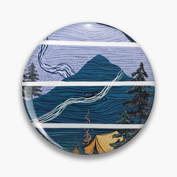 Item preview, Midnight Mountain River Camping designed and sold by Shopeon Designs.