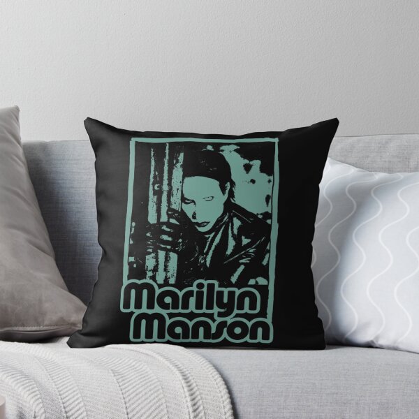 Item preview, Marilyn Manson Distressed Industrial Rock Poster Design designed and sold by StephenJeffery.