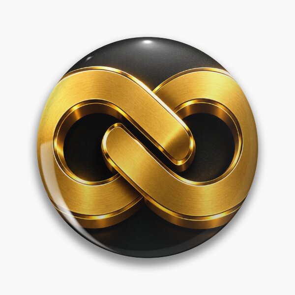 Item preview, Gold Infinity links designed and sold by VisualArts1.