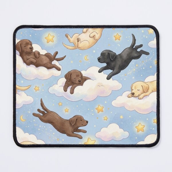Item preview, Labradors in the Clouds – Children's Pattern of Dreaming Dogs designed and sold by Goodthingstree.