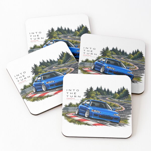 Item preview, Into the Turn – Blue Street Racing designed and sold by TeeFuel.