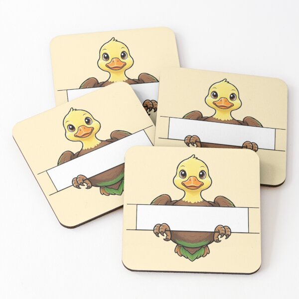 Item preview, Funny Duck Holding Sign Personalized Gift For Animal Lovers designed and sold by PetalsPaws.