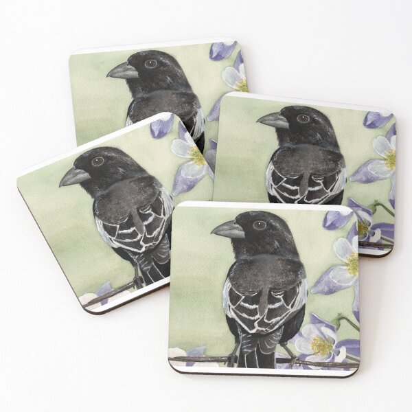 Item preview, Colorado bunting and columbine designed and sold by TheWaterBirds.