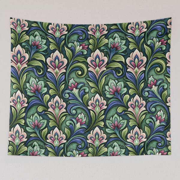 Item preview, Pastel Lilac and Sage Art Nouveau Floral Pattern designed and sold by Piotrek0001.