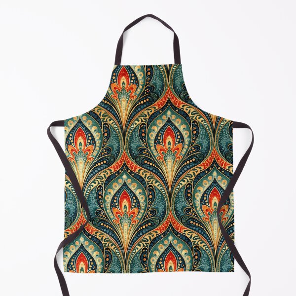 Item preview, Emerald and Copper Peacock Arch Nouveau Pattern designed and sold by Piotrek0001.