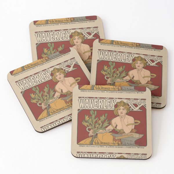 Item preview, Waverley Cycles Mucha Belle Epoque designed and sold by artofuniverse.