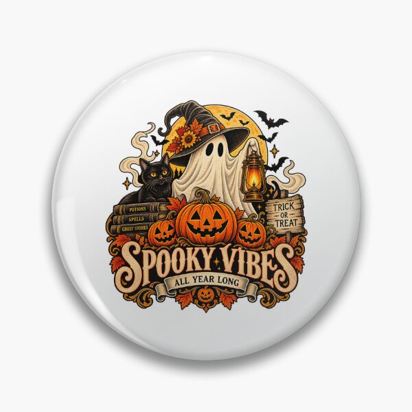 Item preview, Spooky Vibes All Year Long Vintage Halloween designed and sold by MrRares21.