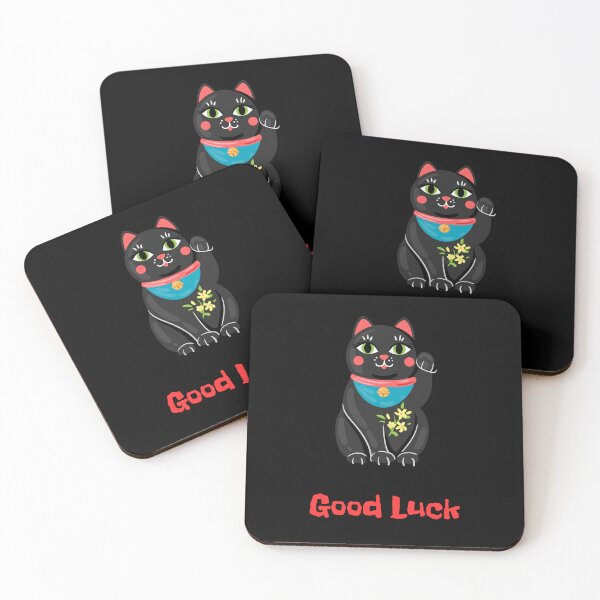Item preview, Good Luck | Black Cat Humor | Reaction Cats designed and sold by ContigoART.