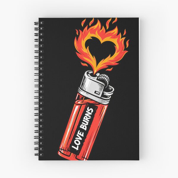 Item preview, Love Burns Heart Fire Urban Streetwear Design designed and sold by Munib302.