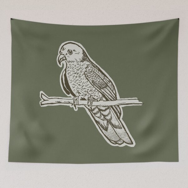 Item preview, Wild Parrot | Vintage Bird Illustration | Parrot Illustration designed and sold by Half Mess.