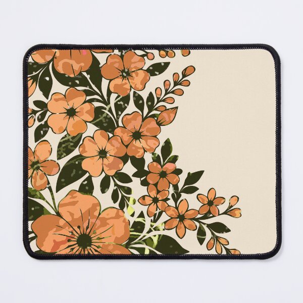 Item preview, Amber Blossom – Vintage Floral Stencil designed and sold by GAP90.
