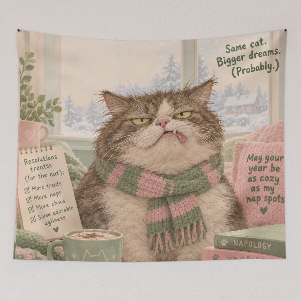 Item preview, Tired cat. designed and sold by elegantpaterns.