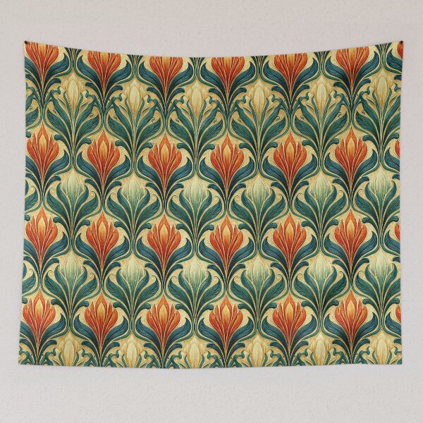 Item preview, Ivory and Amber Gold Delicate Leaf Arch Art designed and sold by Piotrek0001.