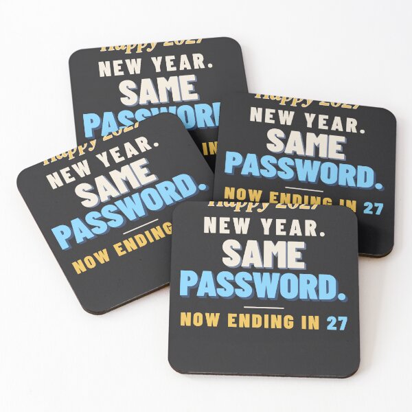 Item preview, Happy 2027 New Year Same Password Funny IT Office Humor designed and sold by SickDesign.