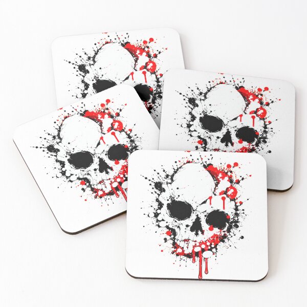 Item preview, Dark Gothic Skull Paint Splatter Streetwear Design designed and sold by Munib302.