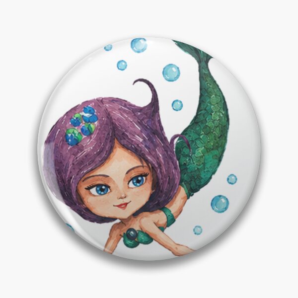Item preview, Little Mermaid Linsy swimming designed and sold by AM4art.