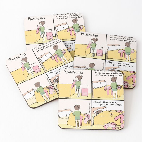 Item preview, Packing Tips (comic) designed and sold by wickedreasoning.