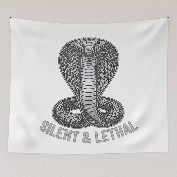 Item preview, King Cobra: Silent & Lethal Silver designed and sold by The best online style shop.