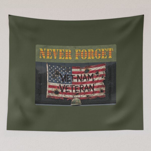 Item preview, VIET-NAM VETERAN - NEVER FORGET 1B designed and sold by ART OF ORION.