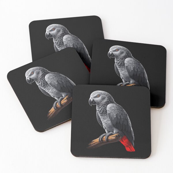 Item preview, African Grey Parrot Psittacus Bird (6) designed and sold by DistortedDemon.