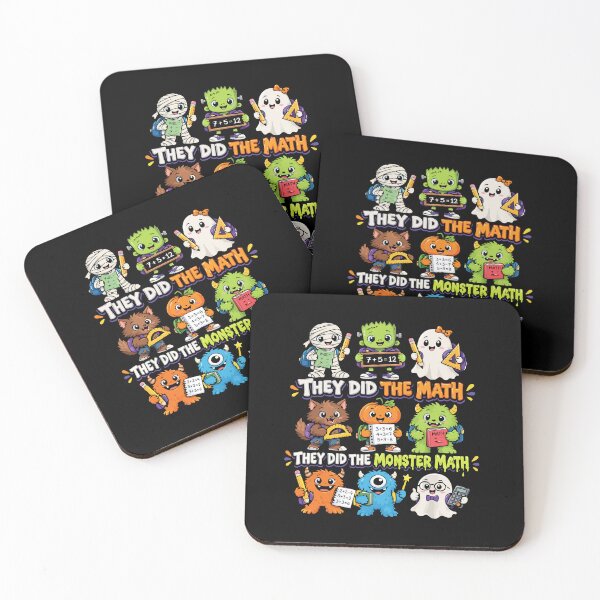 Item preview, Funny They Did The Math Monster Math Halloween designed and sold by Designart68.