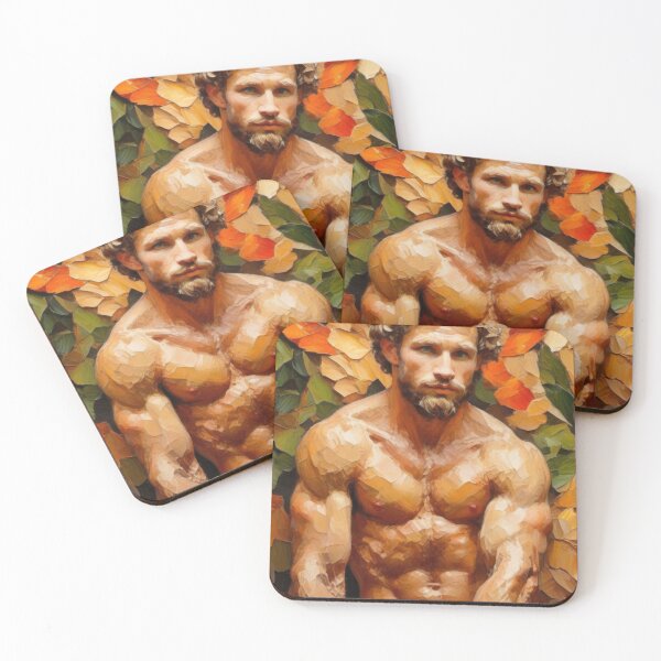 Item preview, densely muscled wrestler designed and sold by ChanningsPinups.