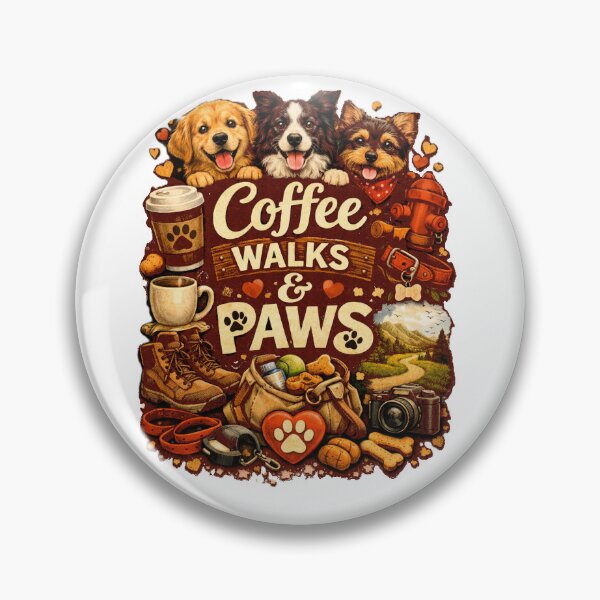Item preview, Coffee Walks With Paws designed and sold by Heneleena.