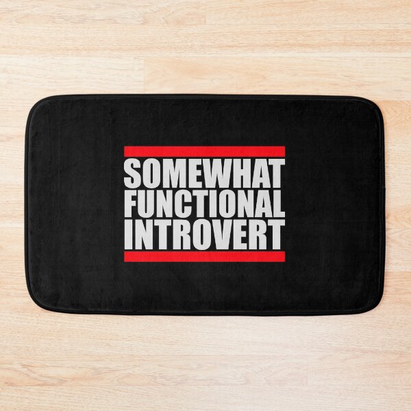 Item preview, Logotipo con cita divertida de un introvertido algo funcional designed and sold by shirt-o-mat.