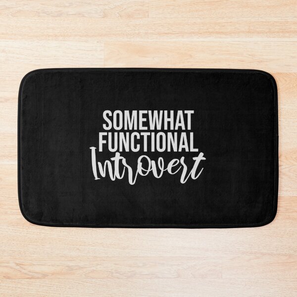 Item preview, Logotipo con cita divertida de un introvertido algo funcional designed and sold by shirt-o-mat.