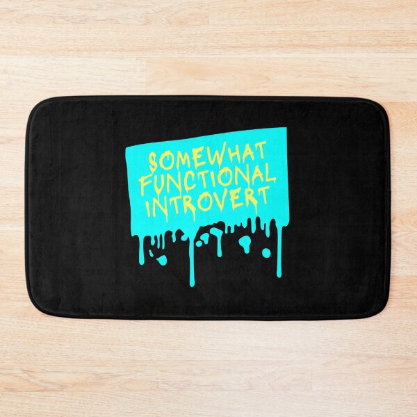 Item preview, Logotipo con cita divertida de un introvertido algo funcional designed and sold by shirt-o-mat.