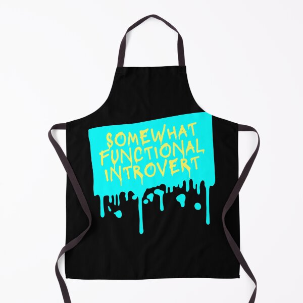 Item preview, Logotipo con cita divertida de un introvertido algo funcional designed and sold by shirt-o-mat.