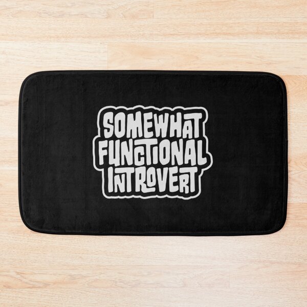 Item preview, Logotipo con cita divertida de un introvertido algo funcional designed and sold by shirt-o-mat.