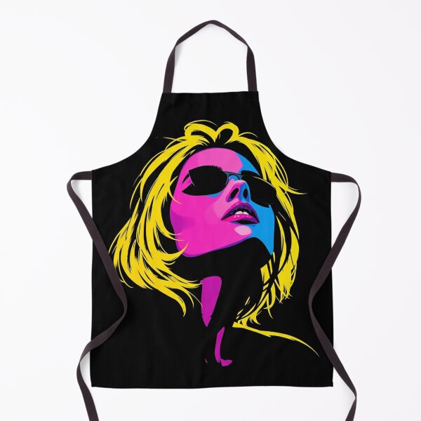 Item preview, 80s Retrowave Blonde Hair Silhouette Graphic designed and sold by ERODED SELF.