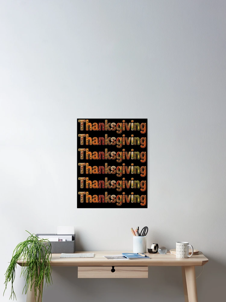 Thumbnail 2 of 3, Poster, Thanksgiving designed and sold by ReneMM.
