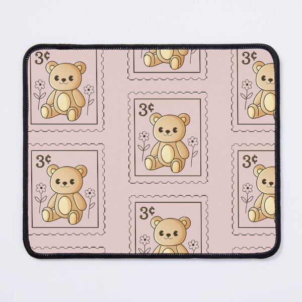Item preview, Minimalist Teddy Bear Stamp – Cute Line Art Kawaii Illustration designed and sold by tviyluv.