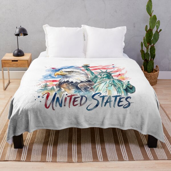 Item preview, Bald Eagle and Statue of Liberty designed and sold by EdwinkOne.