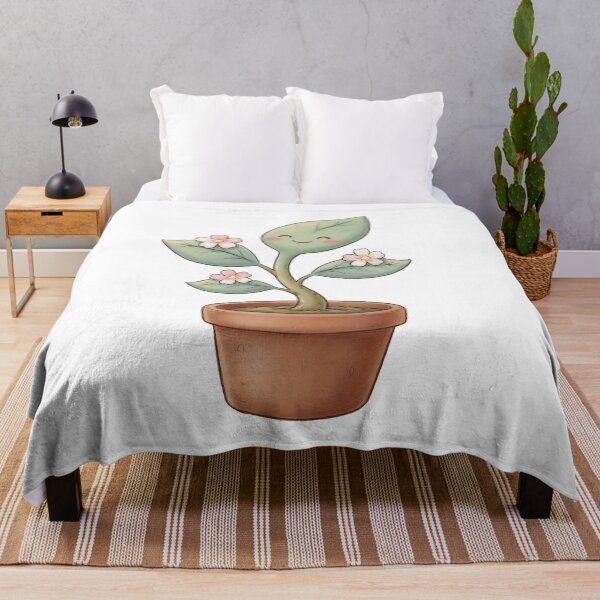 Item preview, Cute Happy Plant Sticker, Kawaii Houseplant Illustration for Plant Lovers designed and sold by Mr-Satos.