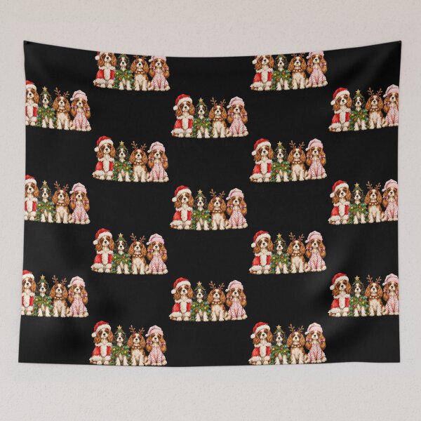 Item preview, Cavalier King Charles Christmas Dogs designed and sold by RealestInternet.