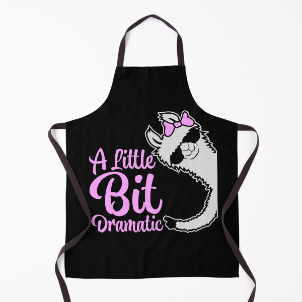 Item preview, A Little Bit Dramatic Drama Queen Cool Llama Girl designed and sold by shirt-o-mat.