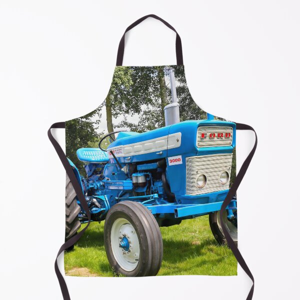 Item preview, 1967 Ford Super Dexta 3000 — Classic British Tractor, Grey & Blue designed and sold by Peter Kraaibeek Art Gallery.