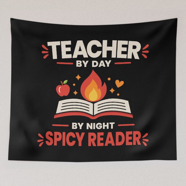 Item preview, Teacher By Day Spicy Reader By Night designed and sold by Szkicerka.