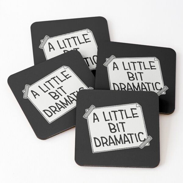 Item preview, A Little Bit Dramatic Drama Queen Quote Logo Text designed and sold by shirt-o-mat.