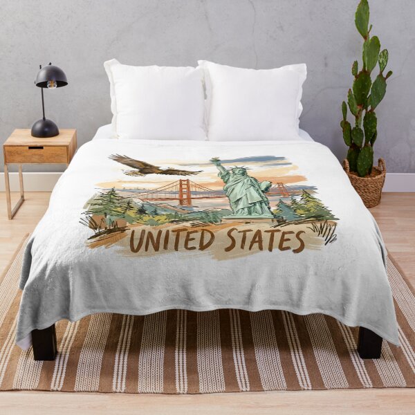 Item preview, Bald Eagle, Statue of Liberty and Golden Gate designed and sold by EdwinkOne.
