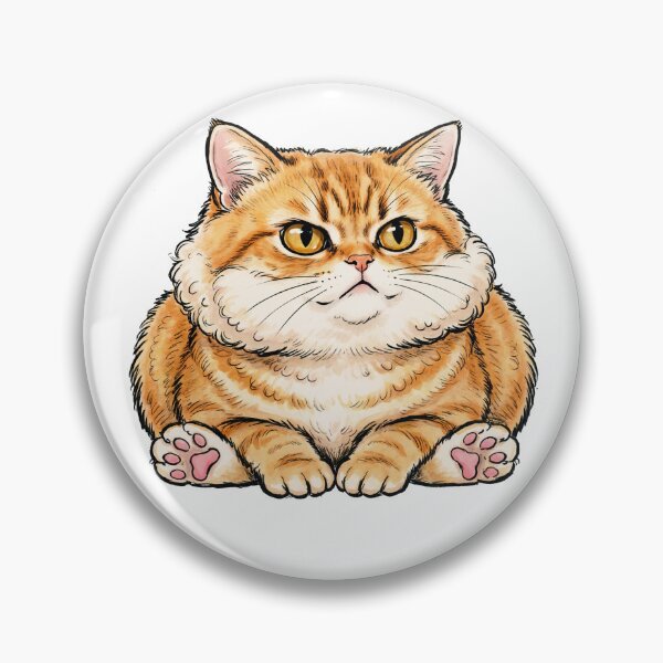 Item preview, Grumpy Cat Loaf Illustration, Funny Cute Cat Lover Gift designed and sold by Mr-Satos.
