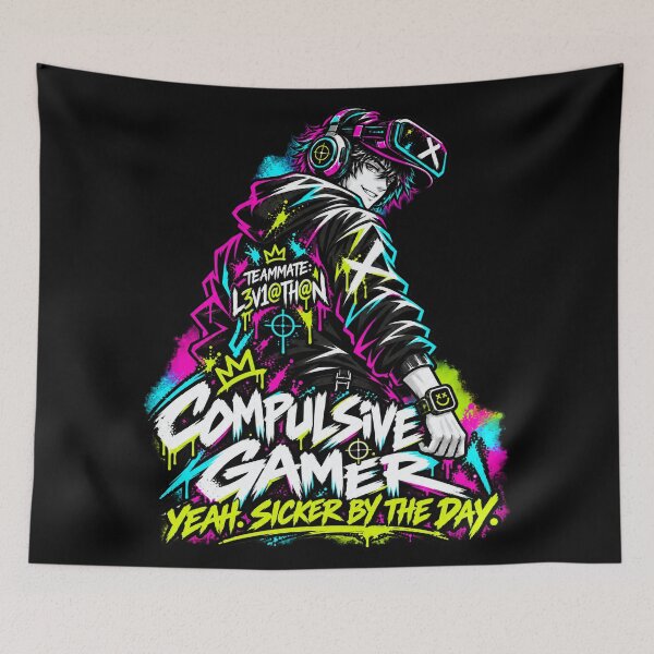 Item preview, Compulsive Gamer — Yeah. Sicker by the Day. designed and sold by VisualWeight.