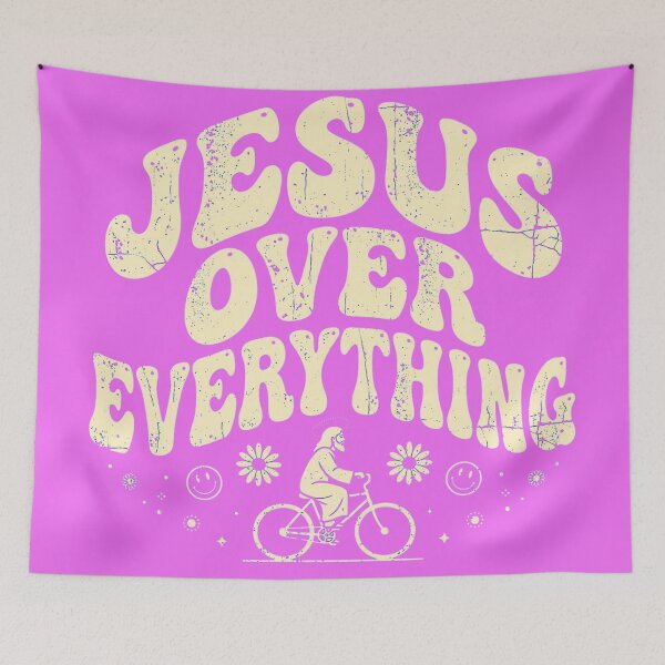Item preview, Jesus Over Everything Retro Faith Christian designed and sold by Yellowriversss.