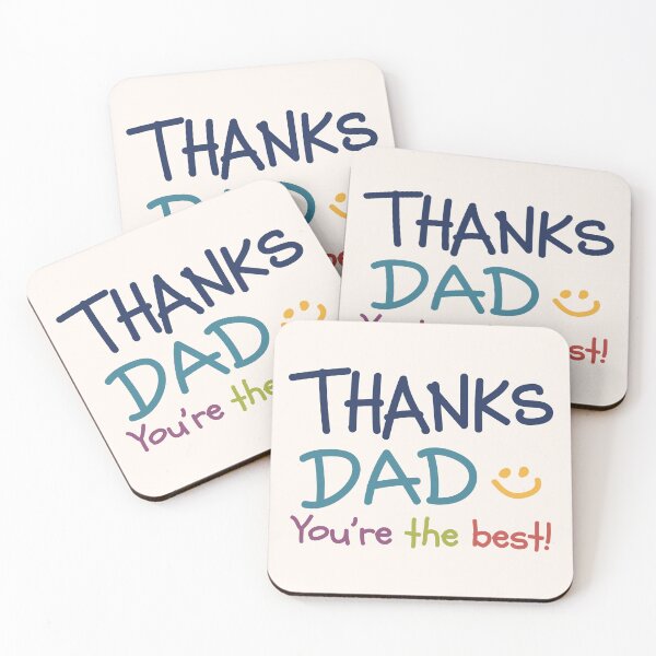 Item preview, Thanks Dad You’re The Best Cute Kids Handwriting designed and sold by Katherine Ann.